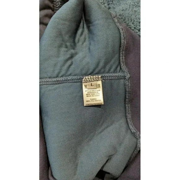 M.Singer Men's Navy Mock Neck 1/4 Placket Fleece Pullover Size L (MSRP $165) - Picture 7 of 7